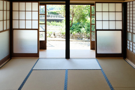 A traditional tatami room at NaturaliTea.