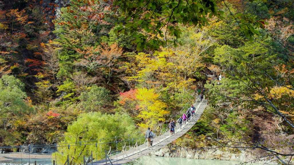 寸又峡の秋