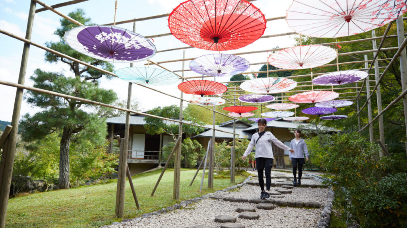 日本庭園の玉露と伝統工芸の文化を体験するE-bikeツアー